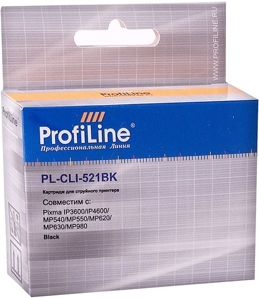 

Картридж ProfiLine PL-CLI-521BK-BK (аналог Canon CLI-521 Black)