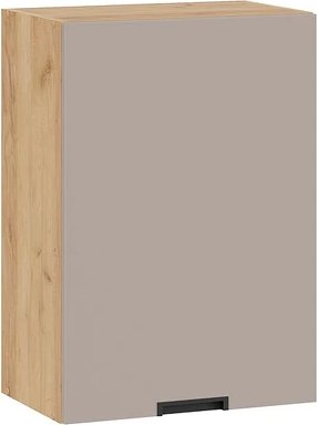 

Шкаф навесной Трия Гренада 1В5 с одной дверью (дуб крафт золотой/холст латте)