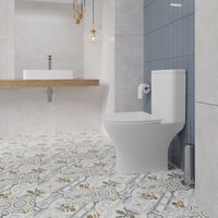 Унитаз напольный Lauter W224 2110224 + гигиенический душ Mist 21TZ221CH (горизонтальный выпуск)