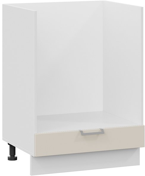 

Шкаф напольный Трия Белладжио 1Н6Б (белый/софт панакота)