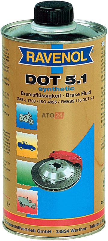 

Тормозная жидкость Ravenol DOT-5.1 1л