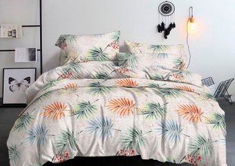 Евро комплект постельного белья Бояртекс № 832-9 Евро (полисатин)