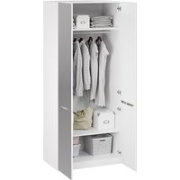 Шкаф распашной Трия Глосс 580 СМ-319.07.005 (белый жемчуг/белый глянец)