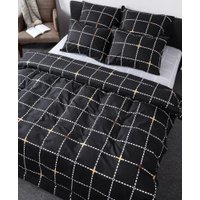 2-спальный комплект постельного белья Luisa de Rizzo Клетка 2сп 20214-1+20214-2 (наволочки 70x70)