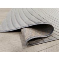 Ковер для жилой комнаты Radjab Carpet Сканди Сизаль Прямоугольник 10937B 12238RK (0.8x1.5, Grii/Grii)