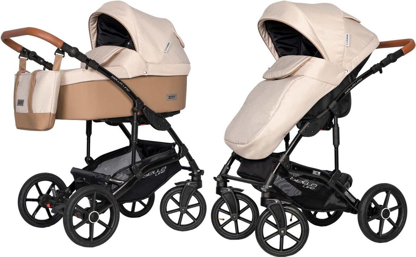 

Универсальная коляска Riko Basic Bella Life (2 в 1, 04, latte)
