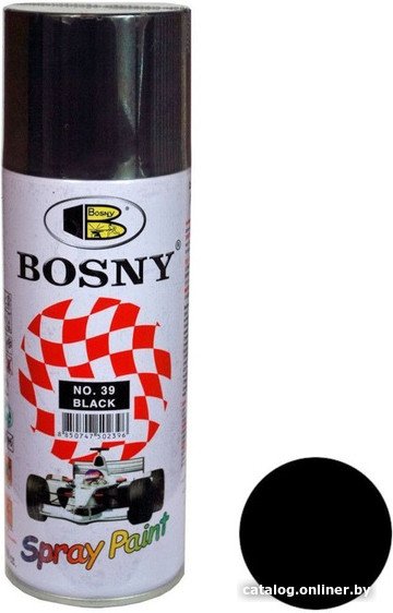 Краска Bosny BS39 (черный глянец RAL 9005)