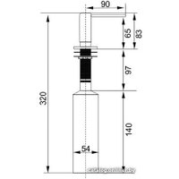 Дозатор для моющего средства Longran LD0006-40 (лава)