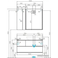  Акватон Шкаф Терра 35 1A247103TEKA0 (дуб кантри/антрацит)