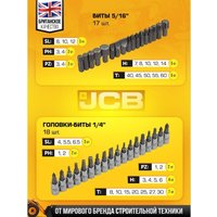 Набор трещотка с головками и битами JCB JCB-41082-5 (108 предметов)