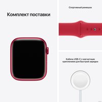 Умные часы Apple Watch Series 7 45 мм (PRODUCT)RED