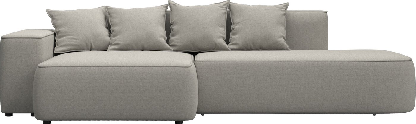 

Угловой диван Лига диванов Лига-065 левый 129797L (рогожка амур 02 бежевый)