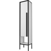  Дабер Шкаф-пенал 021 СТ21.0.1.5 (белый/черный)