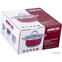 Кастрюля Agness Горошек 937-702