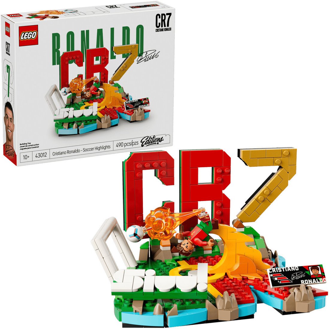 Конструктор LEGO Editions 43012 Криштиану Роналду – лучшие моменты футбольного матча