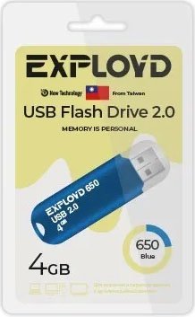 

USB Flash Exployd 650 4GB (синий)