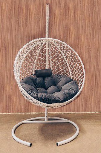 

Подвесное кресло Craftmebel Кокон Круглое Премиум (белый/серый)