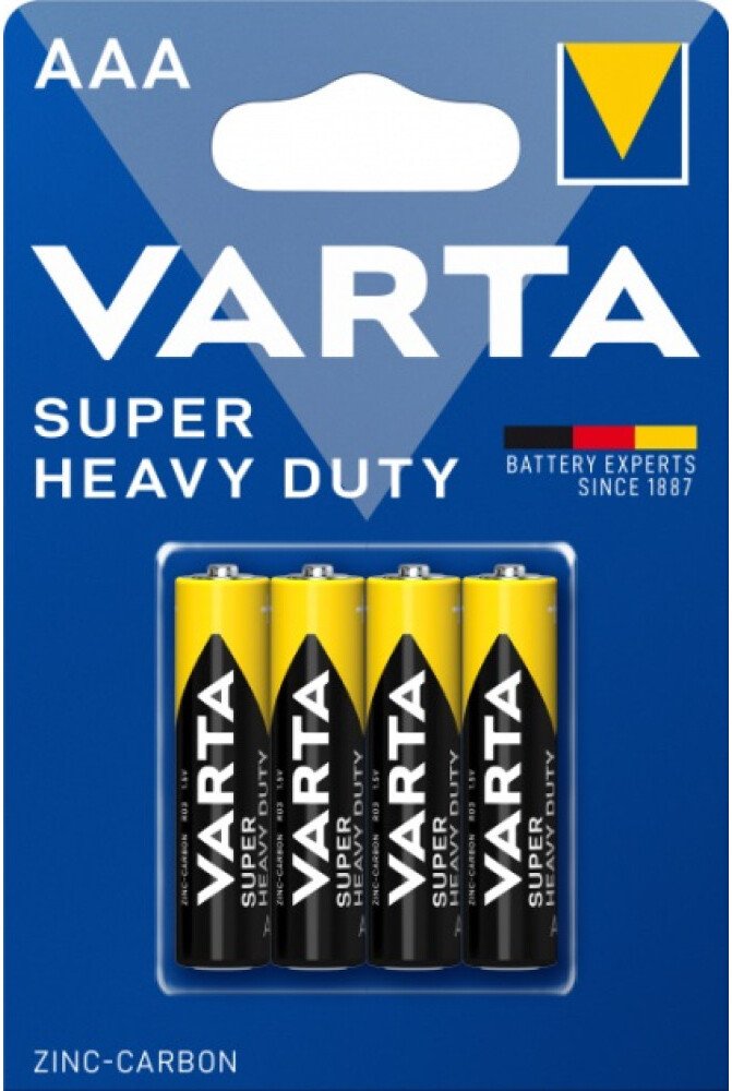 

Батарейка Varta Super Heavy Duty AAA (4 шт)
