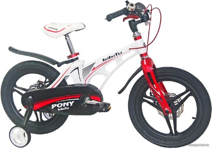 Bibitu Pony D 18 2021 (белый) детский велосипед купить в Минске