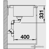 Кухонная мойка Blanco Pleon 6 525953 (черный)