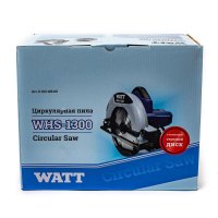 Дисковая (циркулярная) пила WATT WHS-1300 6.013.185.00