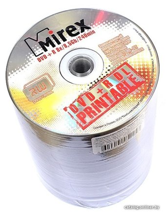DVD+R диск Mirex 8.5Gb 8x UL130069A8T (100 шт.)