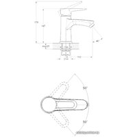 Смеситель G.Lauf NUD1-A045YW (белый матовый)