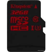 Карта памяти Kingston microSDHC (Class 10) 32GB (SDCA3/32GBSP)