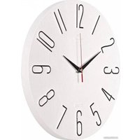 Настенные часы Рубин Классика 3010-001 (белый/черный)