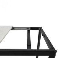 Кухонный стол Виста Аxен-2 70x110/160 (лайт бетон/муар черный)