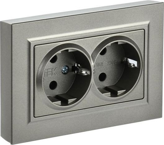 Розетка IEK Brite BR-R21-16-K37-F