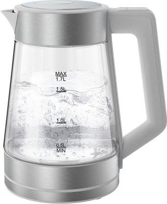 Электрический чайник Brevio Glass Kettle BV8060 (белый)