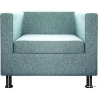 Интерьерное кресло Brioli Билли (рогожка, J14 голубой)