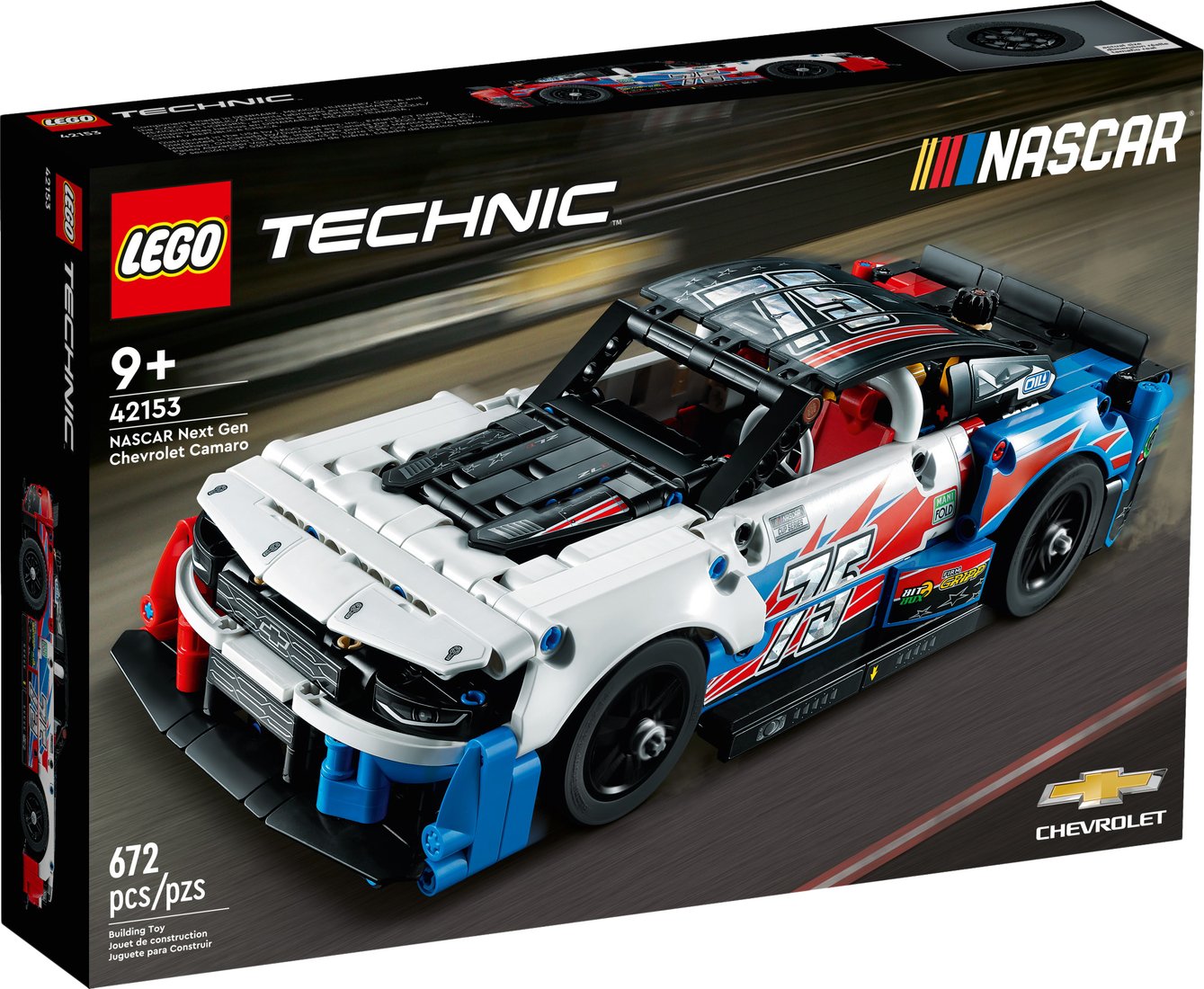 

Конструктор LEGO Technic 42153 NASCAR Next Gen Chevrolet Camaro ZL1