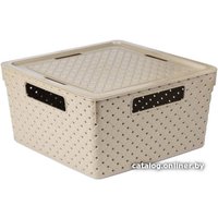 Коробка для хранения Violet Береста V6811119 (капучино)