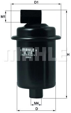 

Топливный фильтр Mahle Knecht KL516