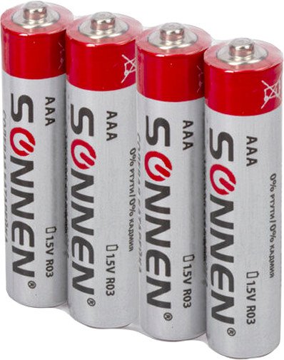 

Батарейка Sonnen R03/24А 451098 (4 шт)