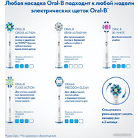 Электрическая зубная щетка Oral-B Vitality CrossAction D100.413.1 (голубой)