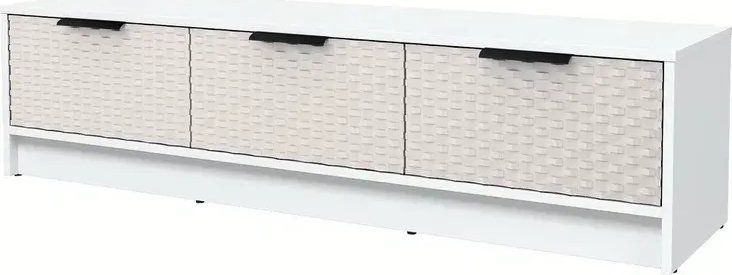 

Тумба Интерлиния ТВ Концепт КТ-ТВ3-35 Техно (белый платинум/кашемир)