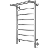 Полотенцесушитель TERMINUS Классик П8 500x850 с полкой нп электро (хром)