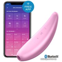 Вакуумный стимулятор клитора Satisfyer Curvy 3+ с ДУ 4001890 (розовый)