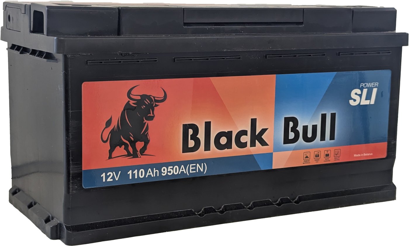 Автомобильный аккумулятор Black Bull SLI R+ (110 А·ч)
