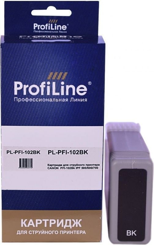 

Картридж ProfiLine PL-PFI-102BK (аналог Canon PFI-102BK_BK)