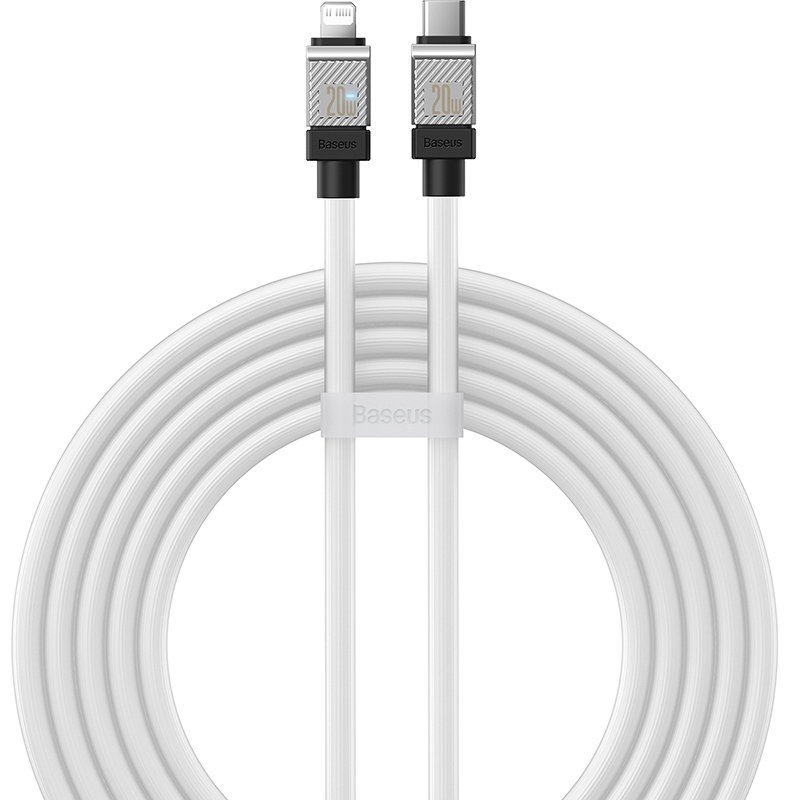 

Кабель Baseus CoolPlay Series USB Type-C - Lightning (2 м, белый)