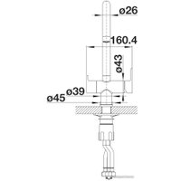 Смеситель Blanco Trima Silgranit (темная скала)