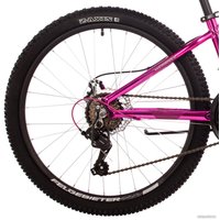 Велосипед Novatrack Katrina 21 D 2024 24AHD.KATRINA.12GPN4 (розовый металлик)