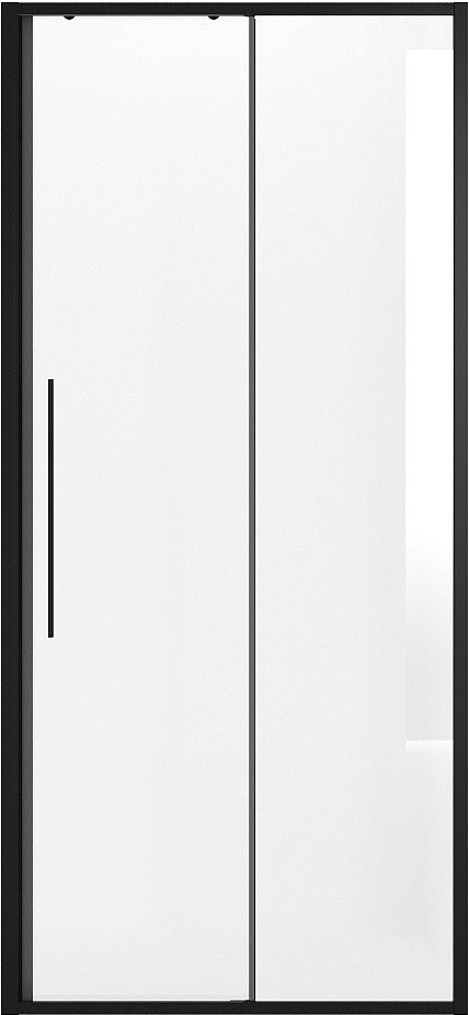 Душевая дверь Niagara NG-84-10AB 100x195 (черный матовый/прозрачное стекло)