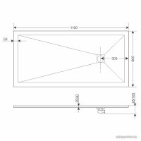 Душевой поддон Grossman Strong GR-S180110Q в Витебске