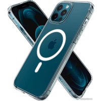 Чехол для телефона Spigen Ultra Hybrid Mag (MagFit) для iPhone 12 Pro Max ACS02622 (белый)