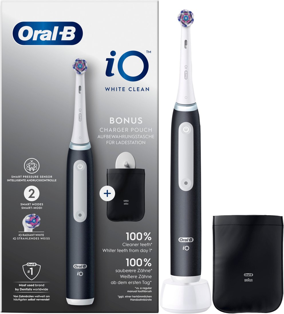 Электрическая зубная щетка Oral-B iO 3 (черный)